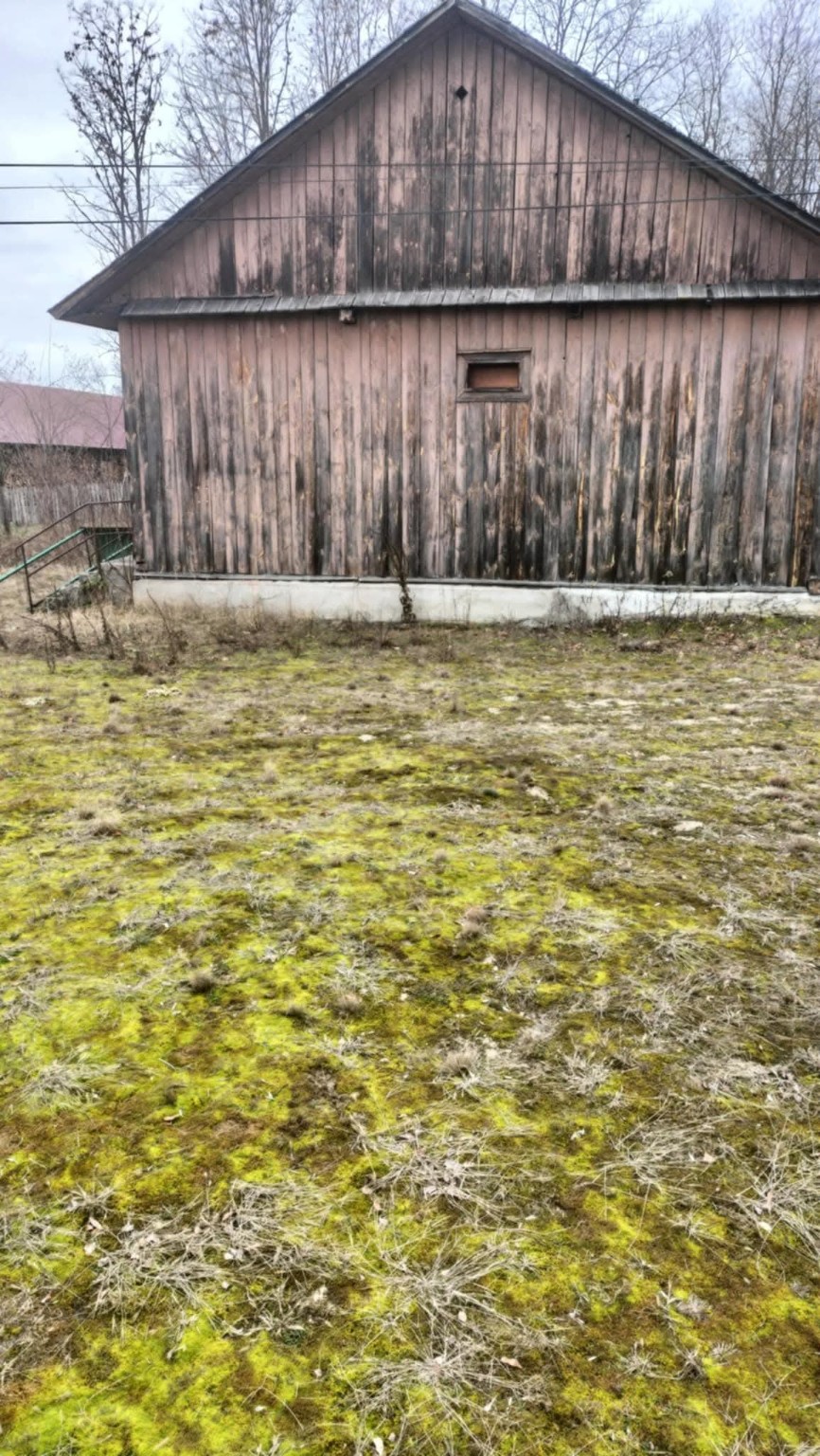Ściana szczytowa dawnej świetlicy